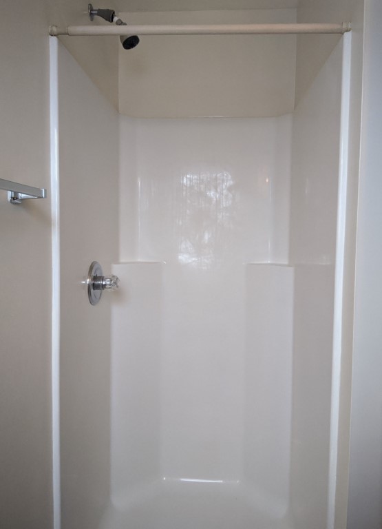 Shower in front bathroom